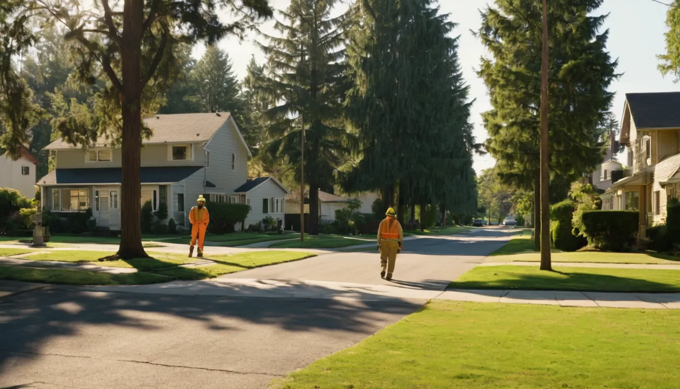 Mature trees beside homes in neighborhoods across the Moreno Valley area
